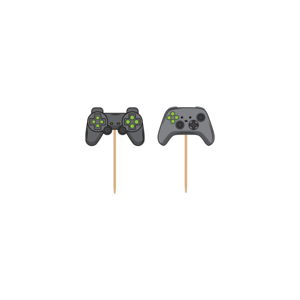 12 Cake Picks - Gaming